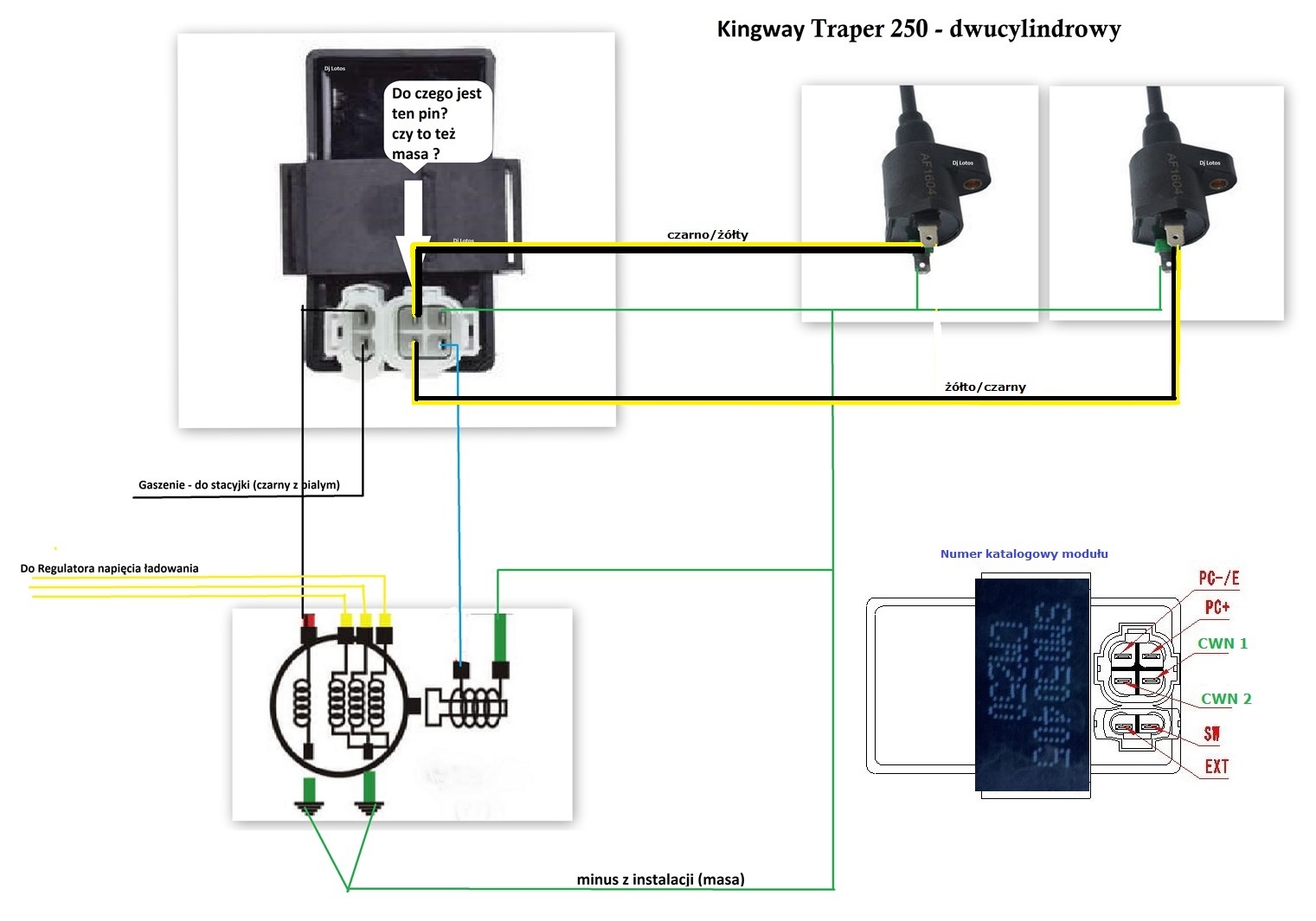 Traper 250  schemat podłączenia modułu.jpg